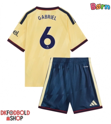 Arsenal Gabriel Magalhaes #6 Tredje trøje Børn 2026-27 Kort ærmer (+ korte bukser)